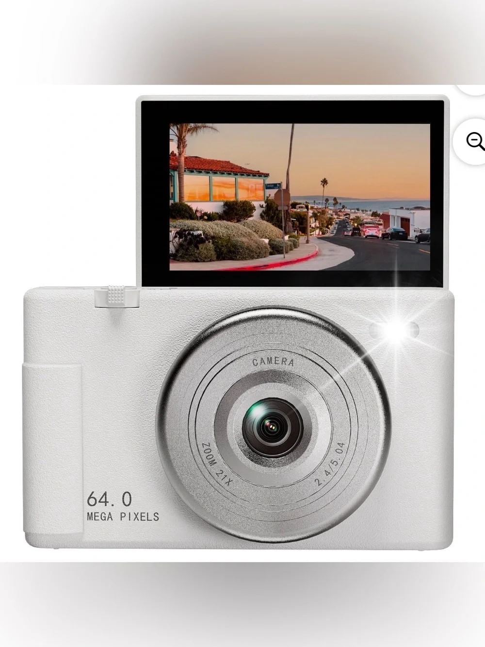 2K Digital Camera 16X Digital Zoom Compact Point & Shoot Camera Portable Camera
